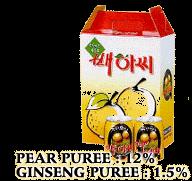 Crushed Pear    Ginseng   Juice 