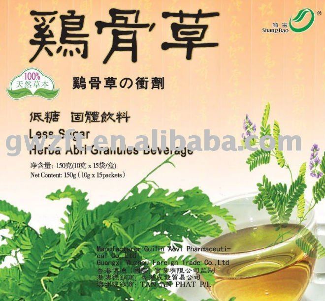 Less Sugar Herba Abri Granules Beverage