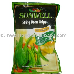 Low Temperature Vacuum Fried String Bean chips (healthy snacks )