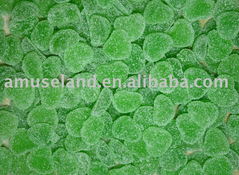 Fruit Gummy Candy - Green Apple Flavor, Sofy Candy, Multi-colour