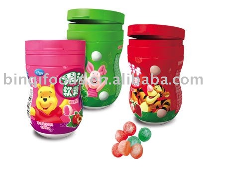 105g Juicy Soft Candy-Plastic Can