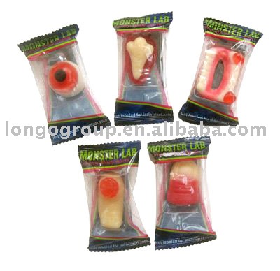 Body parts gummy candy series