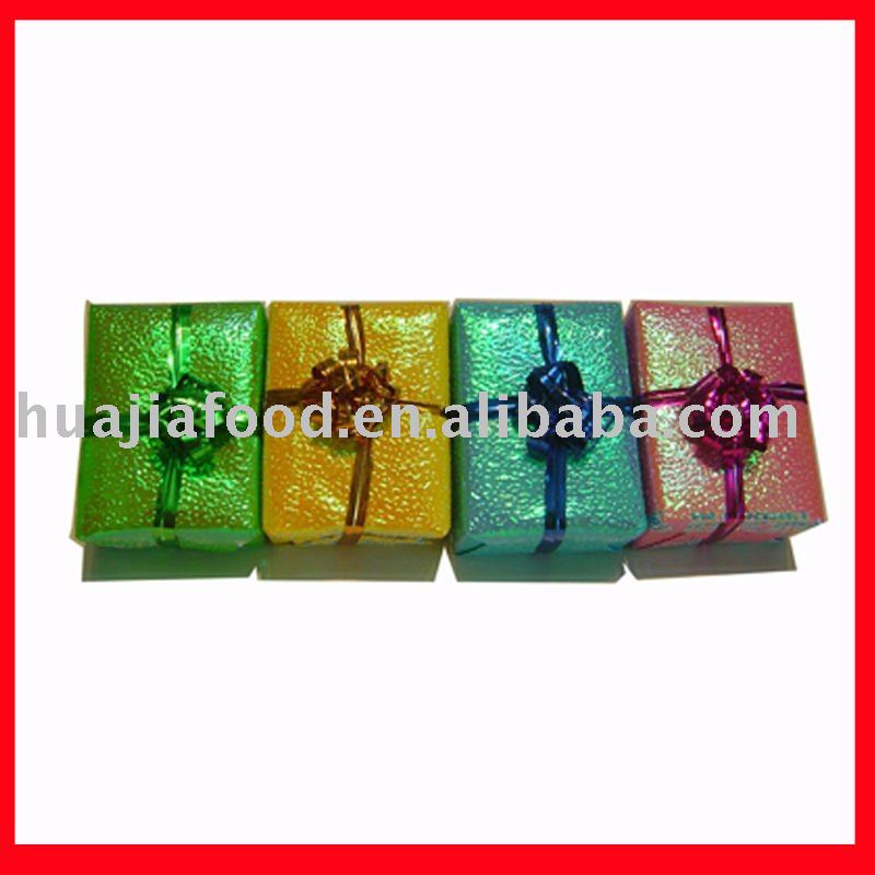 Rainbow paper gift box soft candy