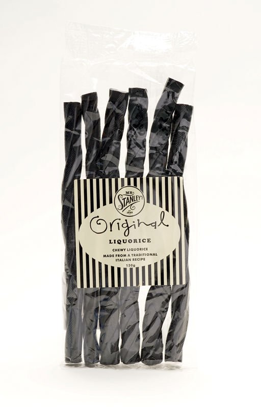 Mr. Stanleys Original Liqourice Stick Bag - 130g