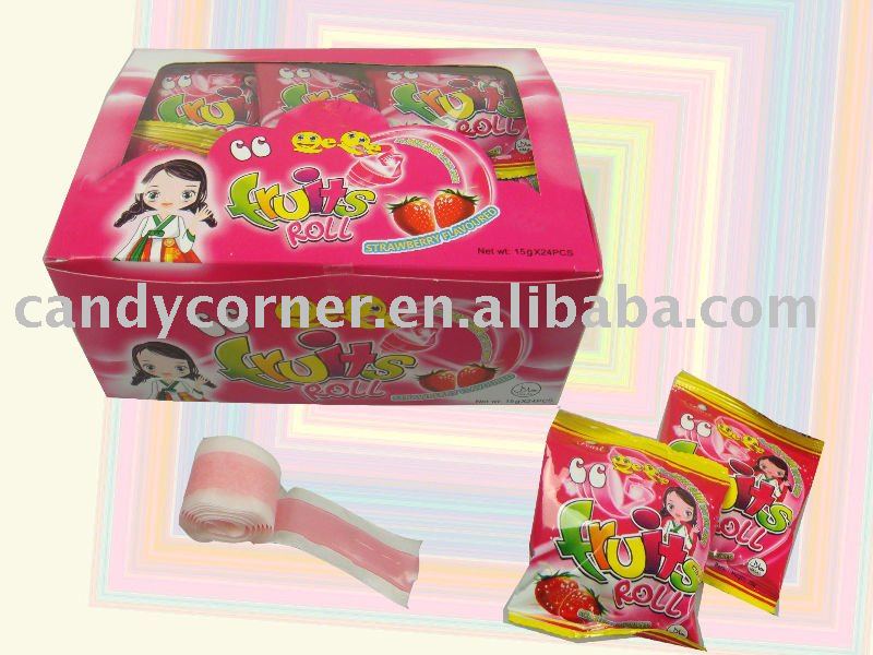 CC soft fruit roll candy