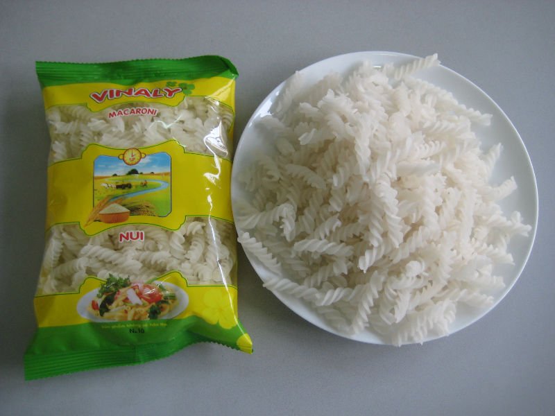RICE MACARONI - TWIST SHAPPED - 200Gr -400Gr