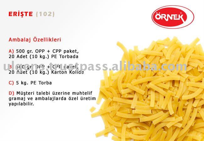 PASTA - MACARONI - % 100 DURUM WHEAT SEMOLINA - TAGLIATELLE