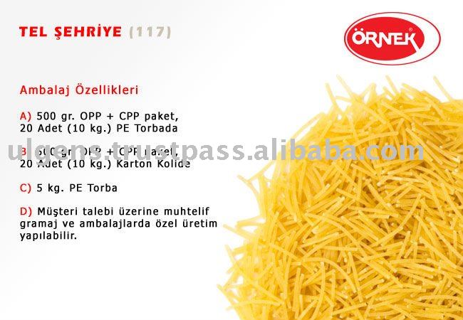 PASTA - MACARONI - % 100 DURUM  WHEAT  SEMOLINA -  VERMICELLI 