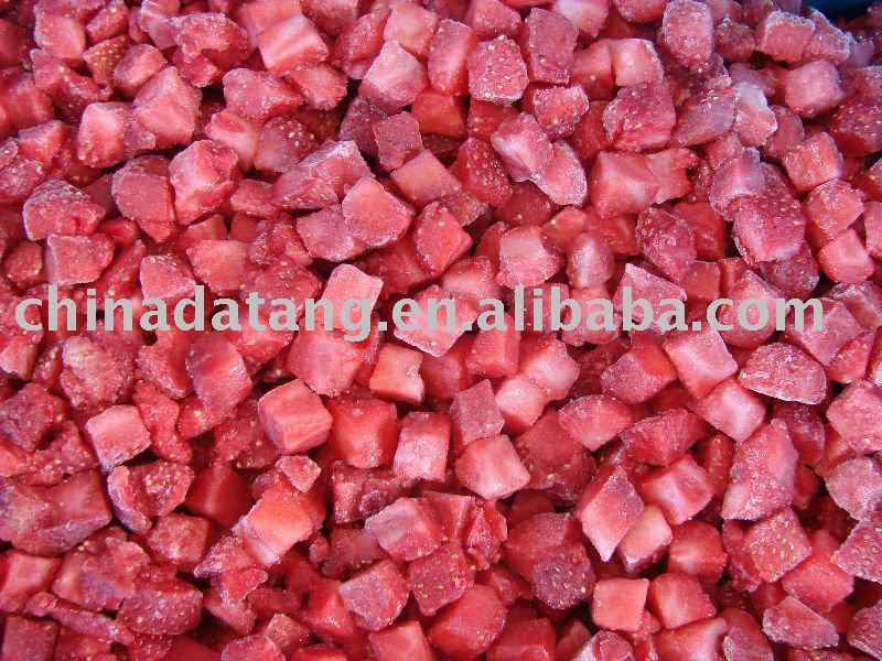  IQF   frozen   strawberry   dices 