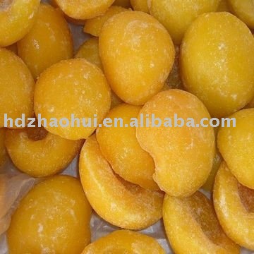 frozen yellow peach halves
