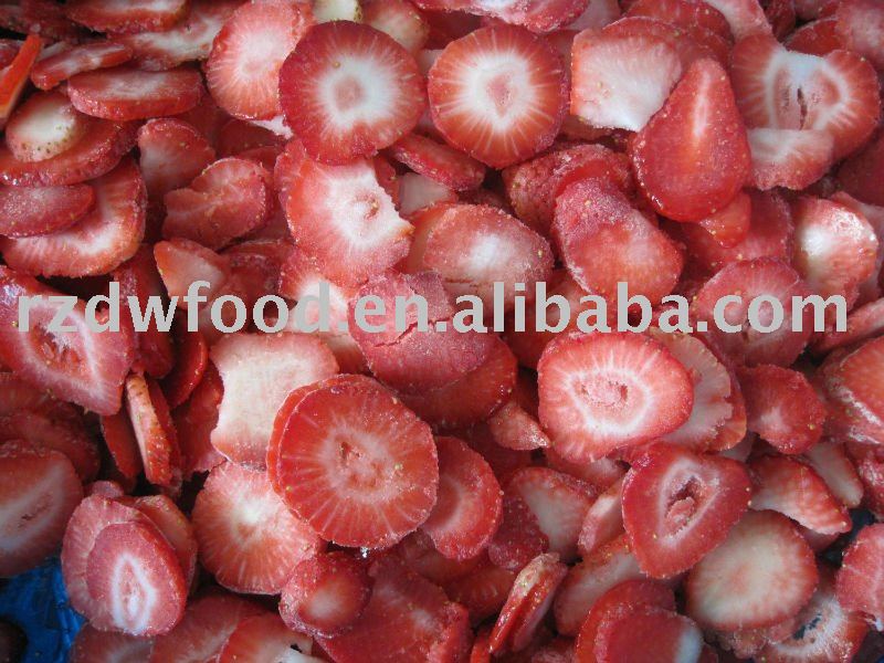  iqf  frozen strawberries slices