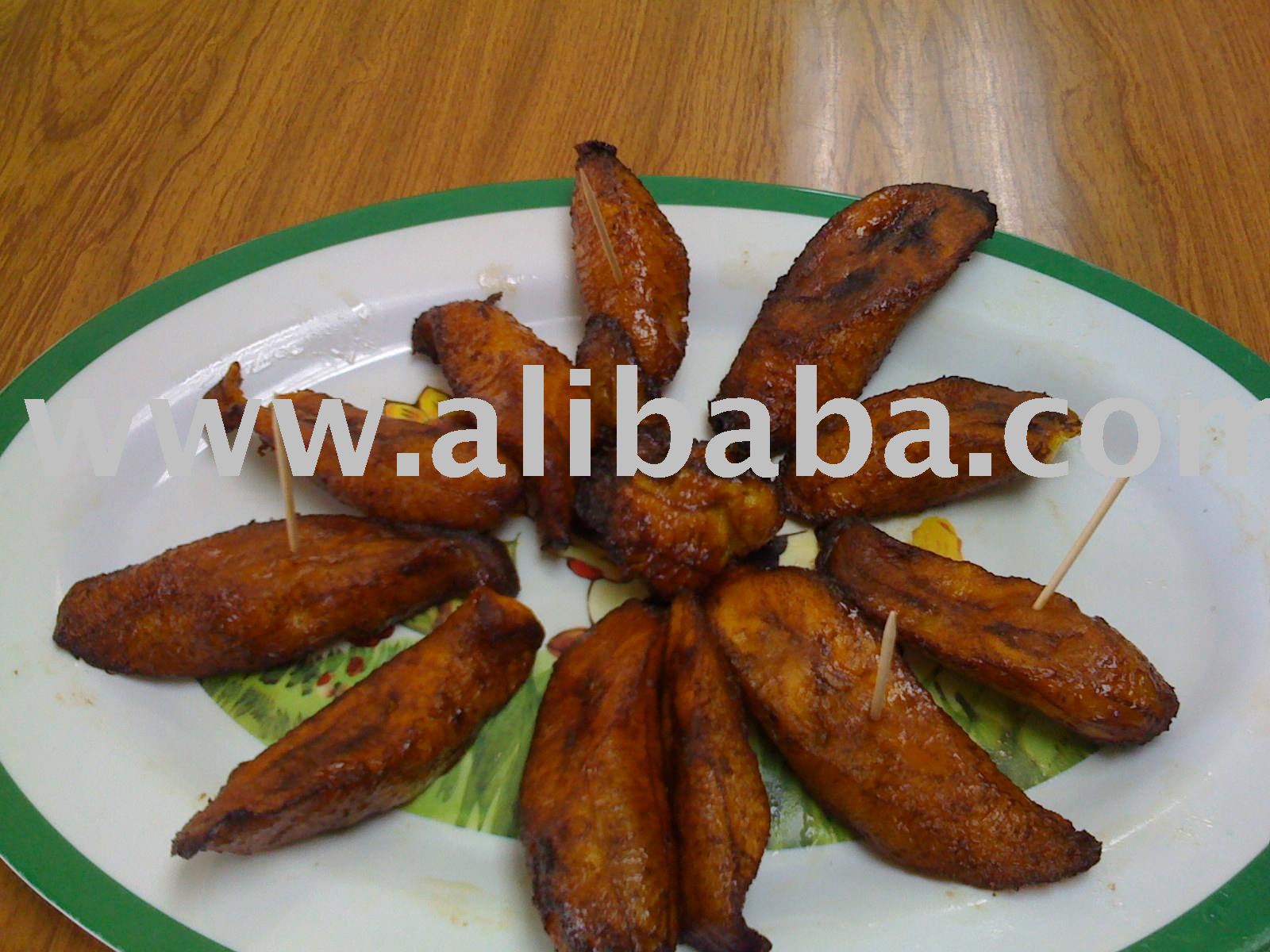 Frozen pre-cooked plantain