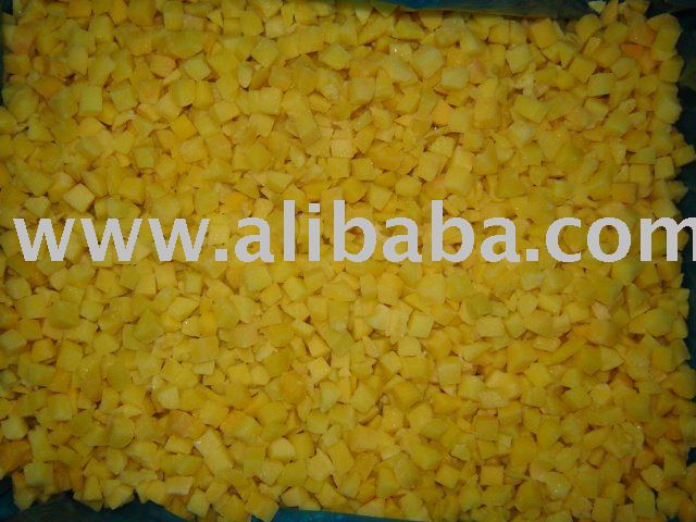  IQF   Diced   Yellow   Peach es