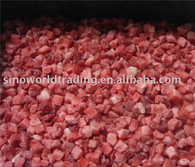 frozen strawberry fruit