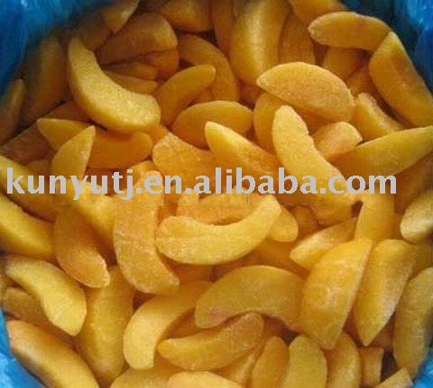 frozen yellow peach