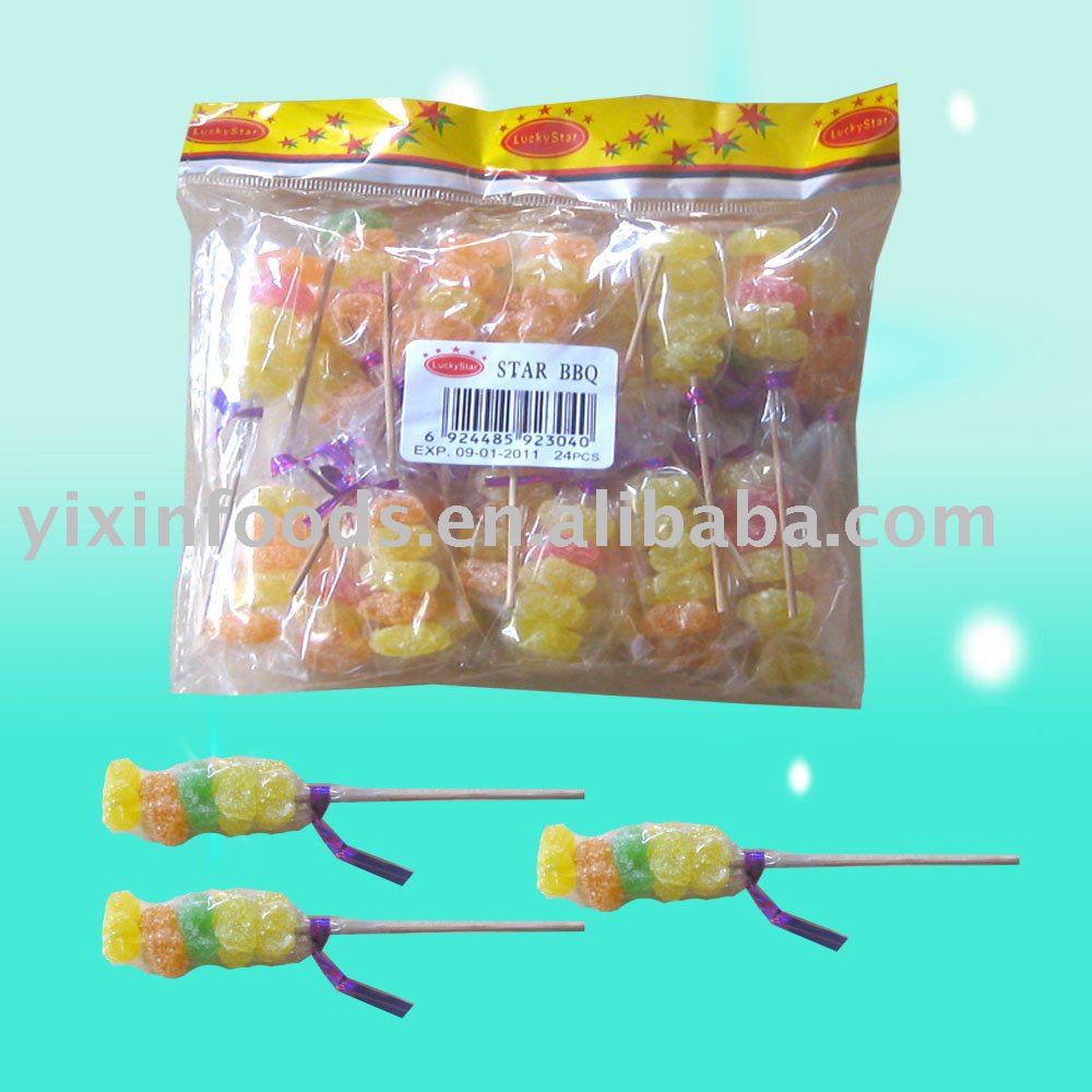 Star   Jelly  Lollipop Candy