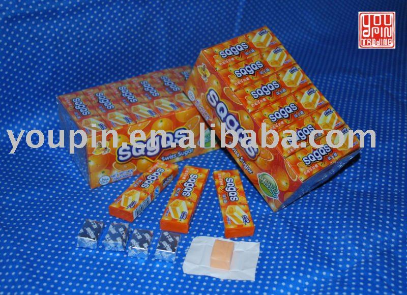Orange Flavor Swiss Candy/Soft Chewy Sugar