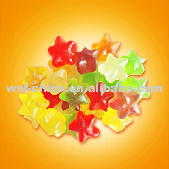 star shape gummy  candy