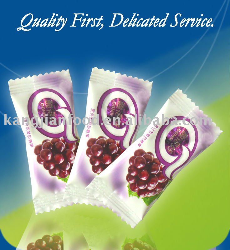 Yogurt gummy candy