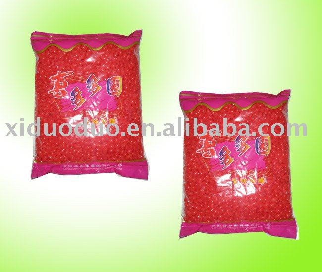 red color jelly bean