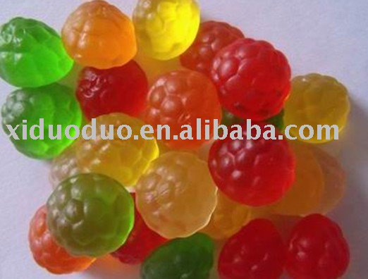 strawberry shaped gummy candy in bulk pack