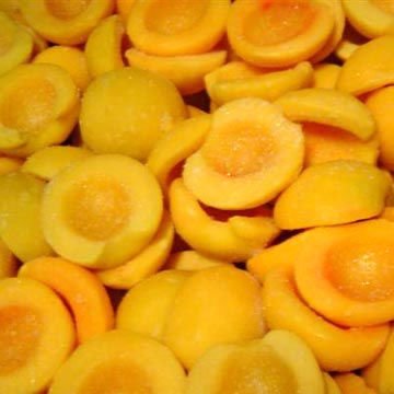 IQF yellow peach