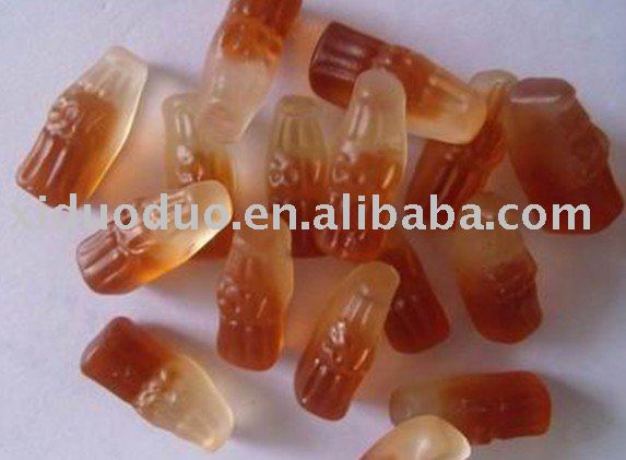 cola shaped gummy candy in bulk pack