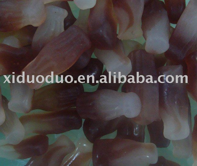  bulk  packed  soft   candy  with cola shape