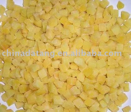  IQF   peach   diced 