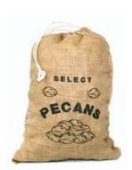 Bag 'O Nuts, 4 lb. Cracked Pecans