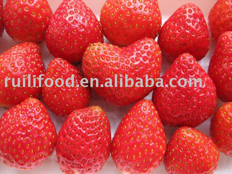 ruili food ```preserved strawberry , quich frozen strawberry