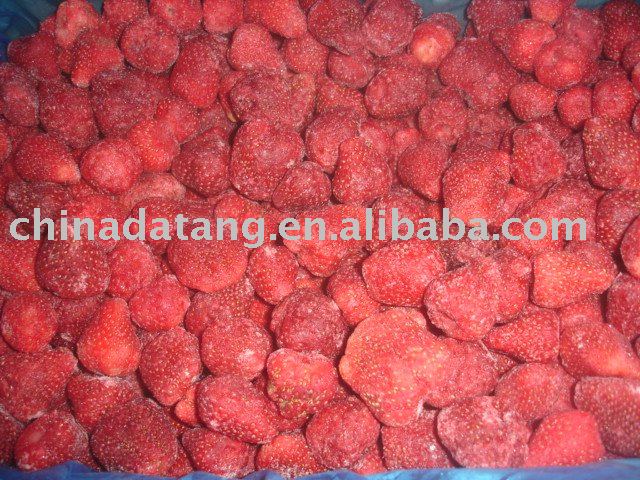 whole frozen strawberry