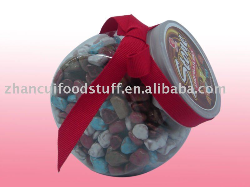 Milk and  Chocolate   Candy  ( stone  shape)