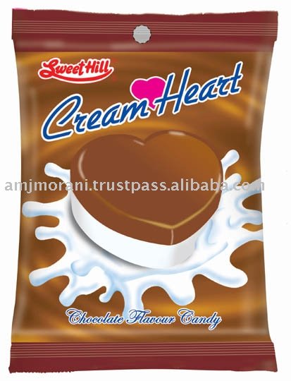 Cream Heart Chocolate candy (Bag)