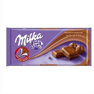 Milka Milk Chocolate 100 g noisette
