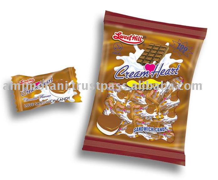 Cream Heart Chocolate candy (Bag / Box)