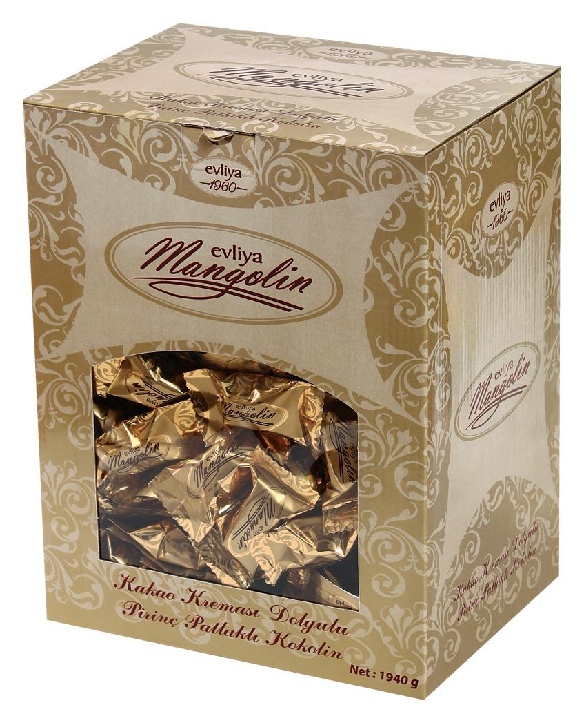 Mangolin  Chocolate  With Rice Crisp in Bulk  Carton   Box 