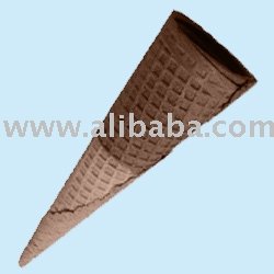 Sugar rolled cones, ice cream cones,  biscuit  and  wafer  cones,