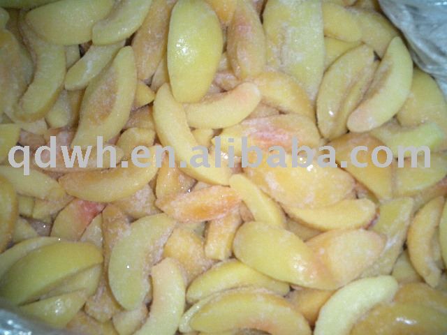  Frozen   yellow   peach  slices
