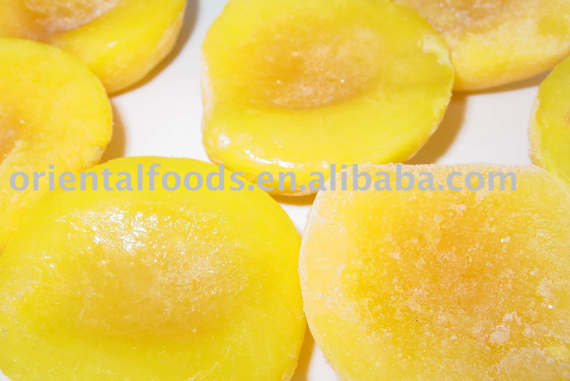 IQF yellow peach halves