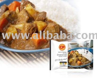 Frozen Ready to Eat Food Pork Curry Rice