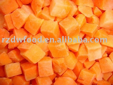 iqf frozen yellow carrots