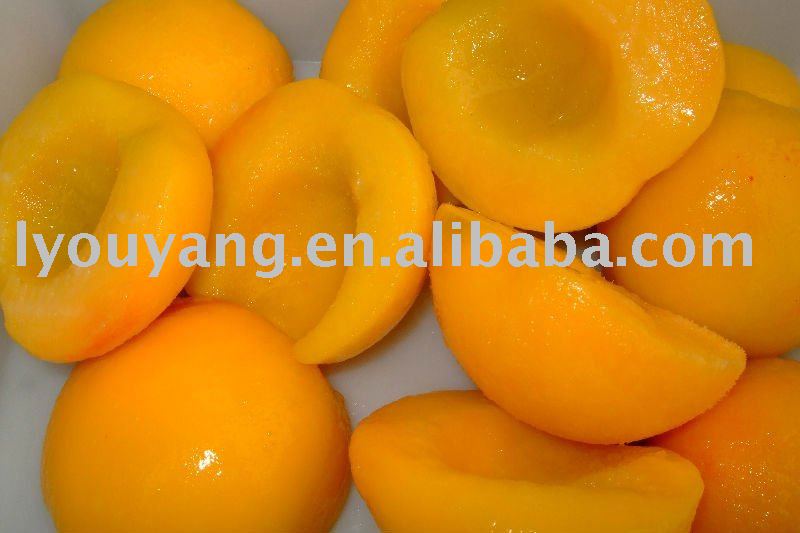 frozen  yellow peach
