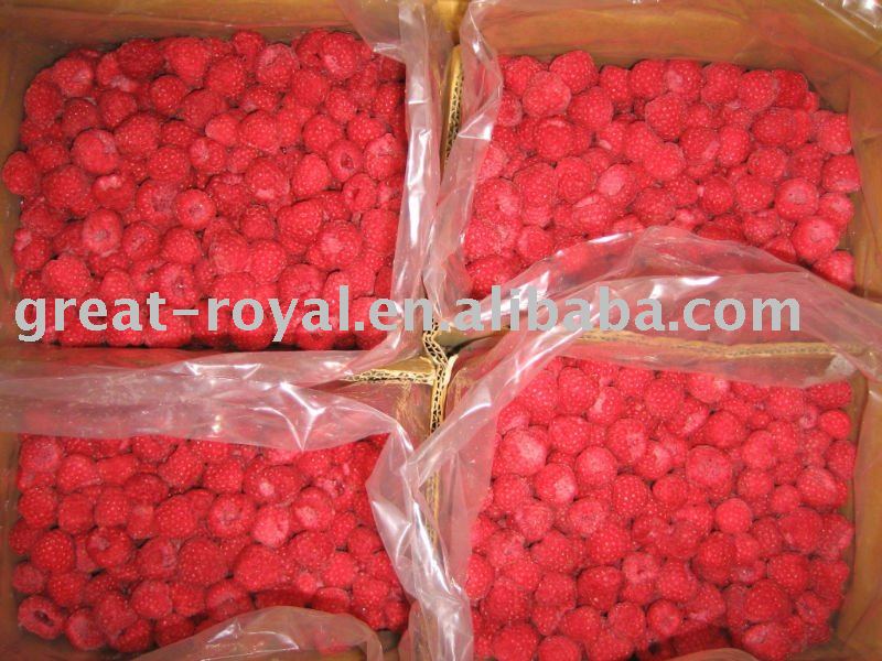Frozen raspberry