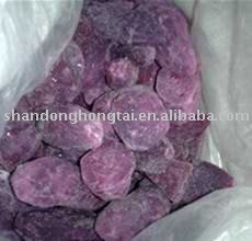 Frozen purple sweet potato