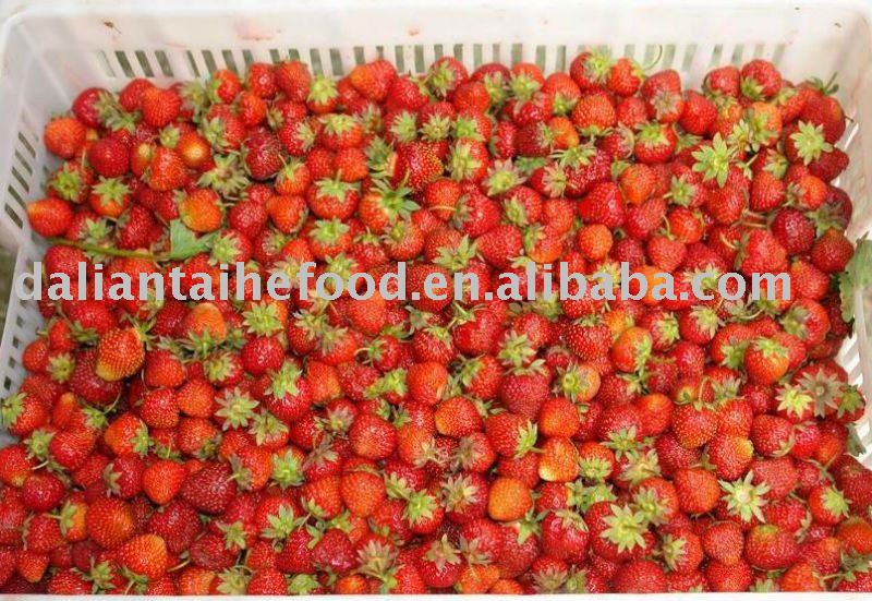 frozen strawberry red inside