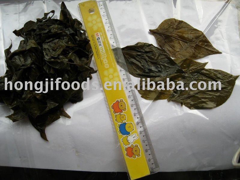 Salted chilli leaves