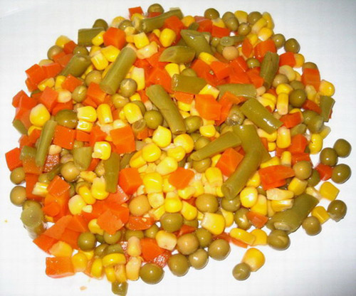 canned mixed vegetable