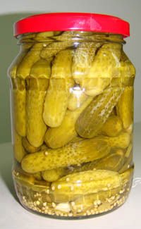 Pickled baby cucumbers 3-6 cm 720 ml