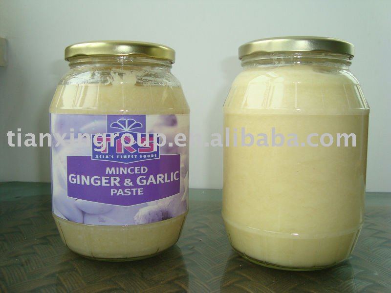 Canned of Fresh garlic paste, ginger&garlic paste, ginger paste